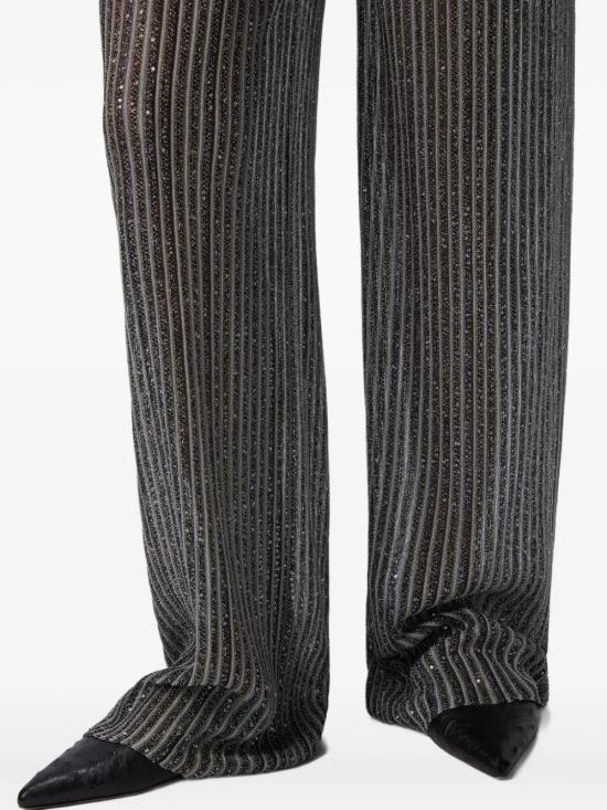 25FW 미소니 스트레이트 팬츠 DS25WI19BK01FWSM9WP Gray - MISSONI