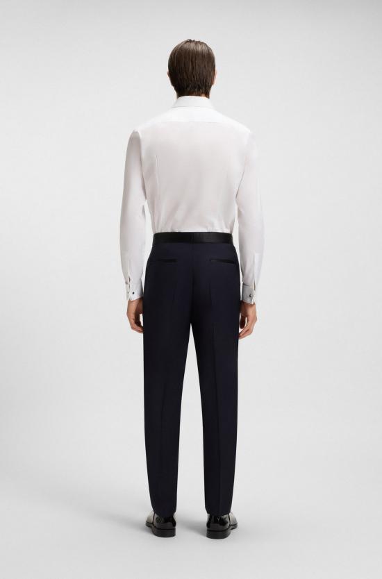 25FW 보스 긴팔 셔츠 50480093 10245425 01 100 White - BOSS