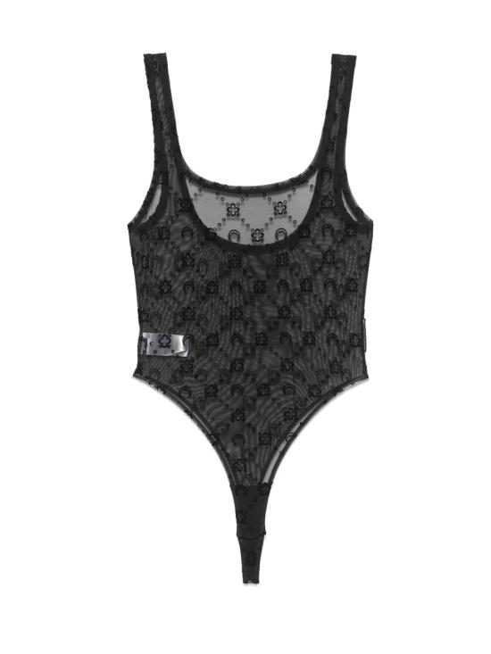 25FW 마린세르 바디수트 티셔츠 WUW061ACJER0005 BK99 Black