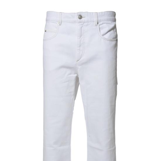 25FW 이자벨마랑 스트레이트 팬츠 PA0002FCB1H04I 20WH White - ISABEL MARANT