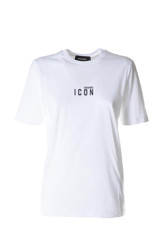 25FW 디스퀘어드2 반팔 티셔츠 S80GC0009S23009 100 White - DSQUARED2