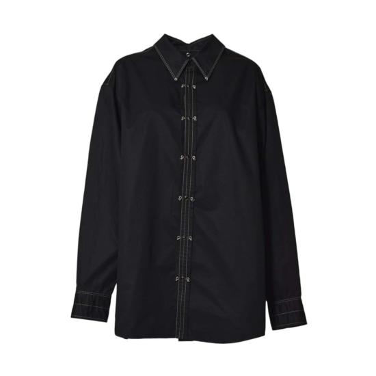 25FW 르메르 셔츠 SH1147LF1207 BK999 Black