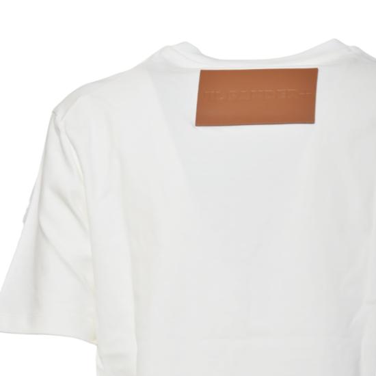 25FW 질샌더 반팔 티셔츠 J40GC0142J20103 102 Cream - JIL SANDER