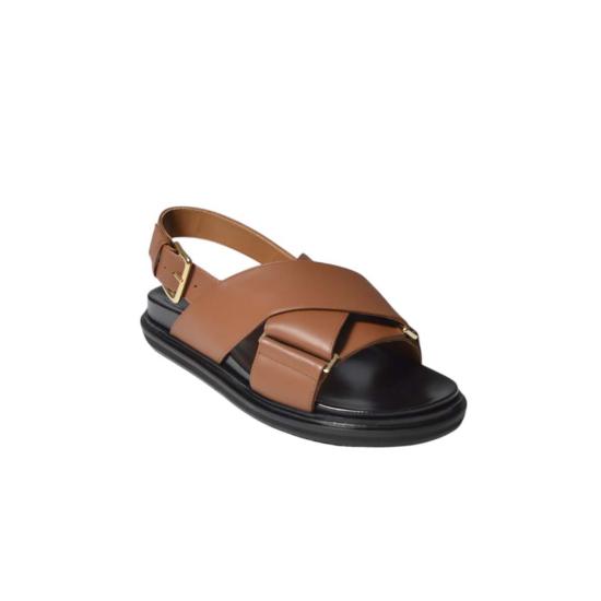 25FW 마르니 샌들 FBMS005201P3614 00M29 Brown - MARNI