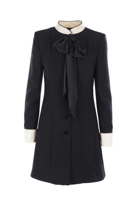 25FW 발렌티노 가라바니 원피스 7B0VAGH51CFCFD BLACK CHAMPAGNE