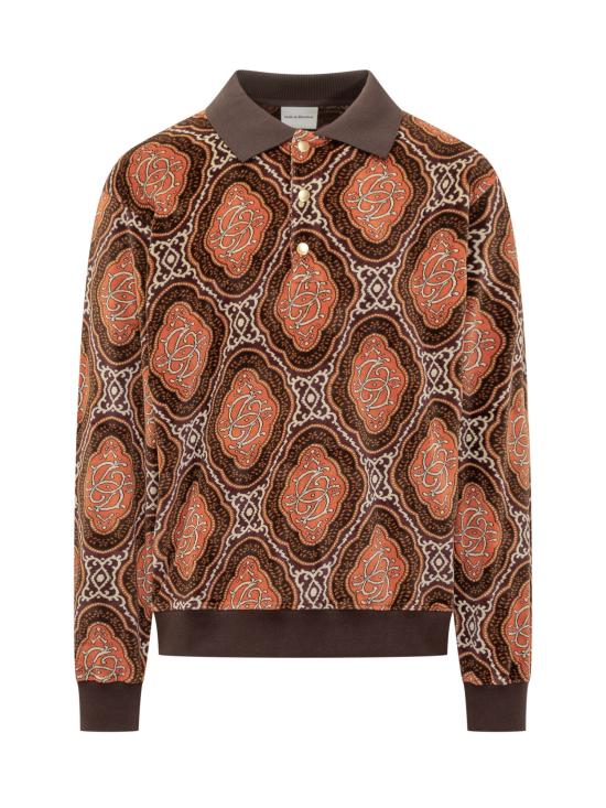 25FW 드롤드무슈 폴로 티셔츠 IPL137CO235 BN BROWN