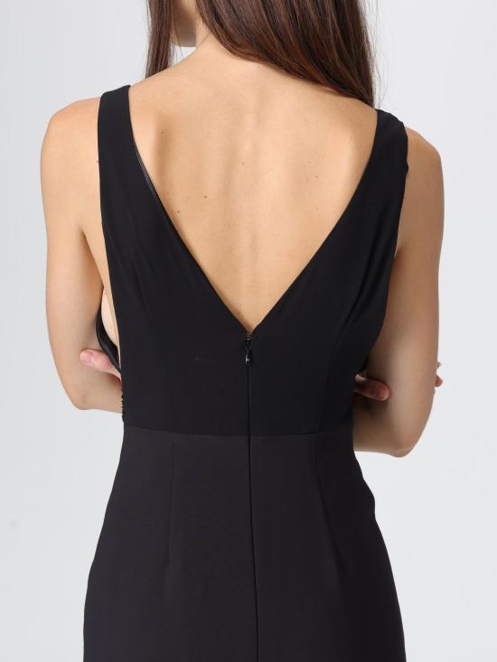 25FW 엘리자베타프랜치 롱 원피스 ABR24 110 Black - ELISABETTA FRANCHI