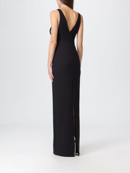 25FW 엘리자베타프랜치 롱 원피스 ABR24 110 Black - ELISABETTA FRANCHI