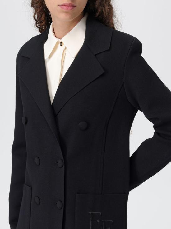 25FW 엘리자베타프랜치 자켓 MK52S 110 Black - ELISABETTA FRANCHI