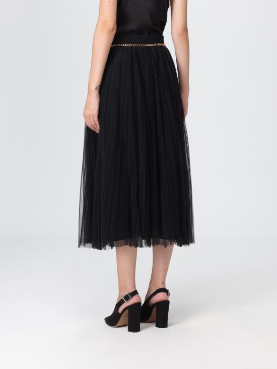 25FW 엘리자베타프랜치 미디 스커트 GO150 110 Black - ELISABETTA FRANCHI