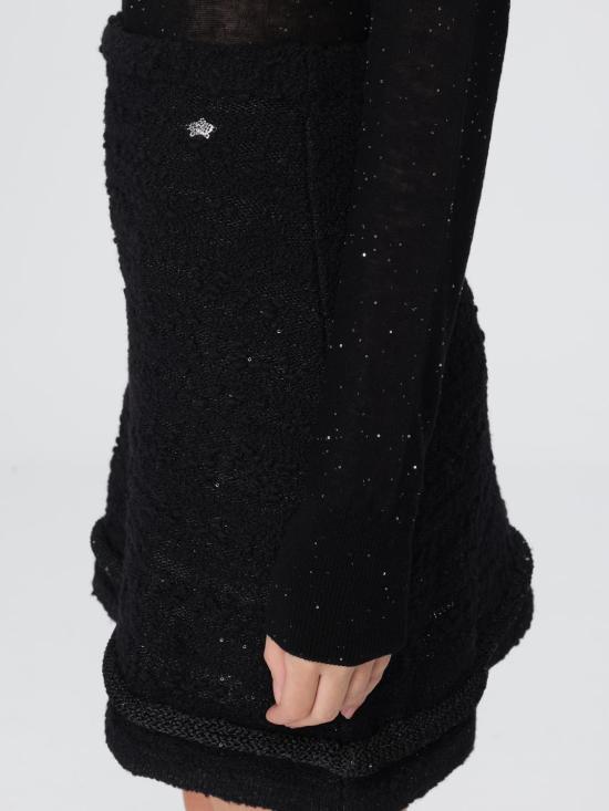 25FW 제니 숏 스커트 79AAF845CMX46 899 Black - GENNY