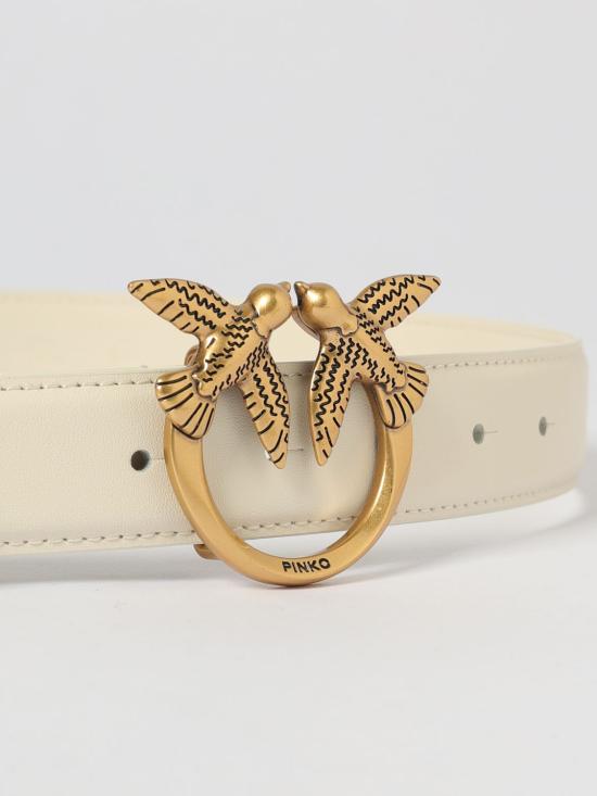 25FW 핑코 레귤러 벨트 100125A0F1 Z14Q White - PINKO