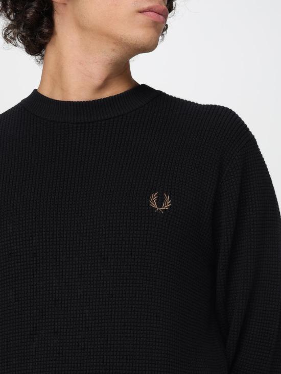 25FW 프레드페리 스웨터 FPK650755 102 Black - FRED PERRY