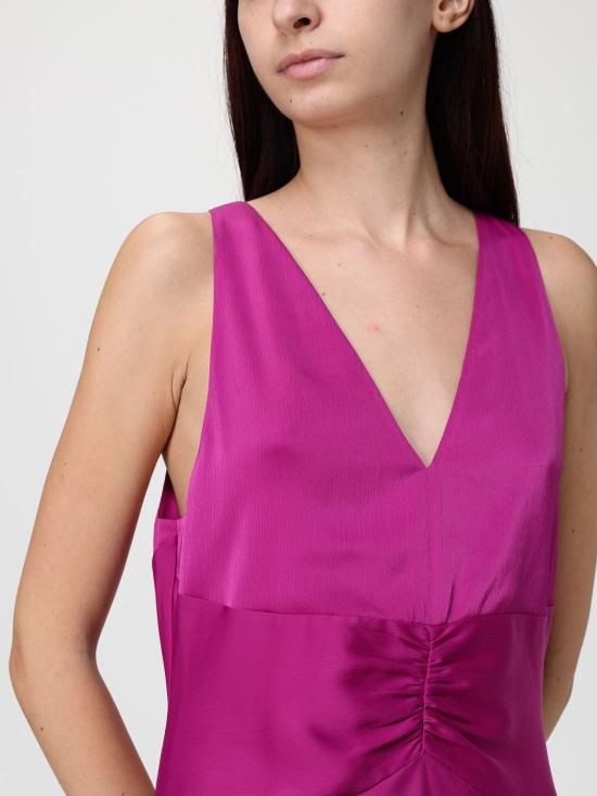 25FW 보스 롱 원피스 50544019 652 Fuchsia - BOSS