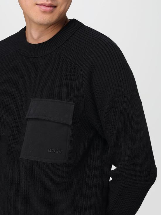 25FW 보스 스웨터 50546175 001 Black - BOSS