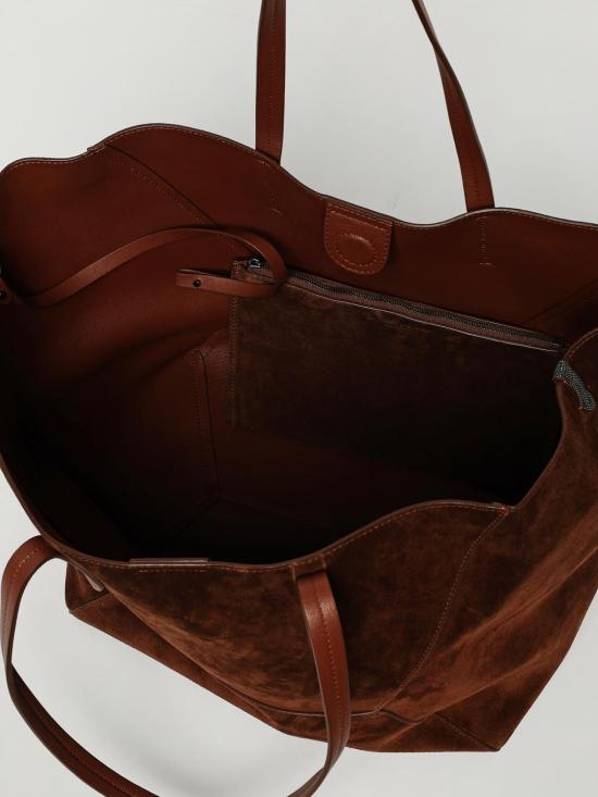 25FW 브루넬로 쿠치넬리 숄더백 MBDLD2571 C4181 Burgundy - BRUNELLO CUCINELLI