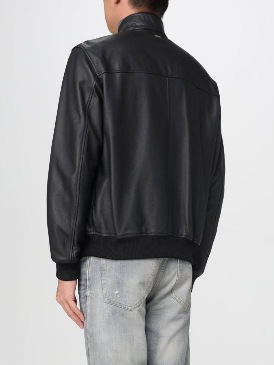25FW 보스 가죽 자켓 50543899 001 Black - BOSS