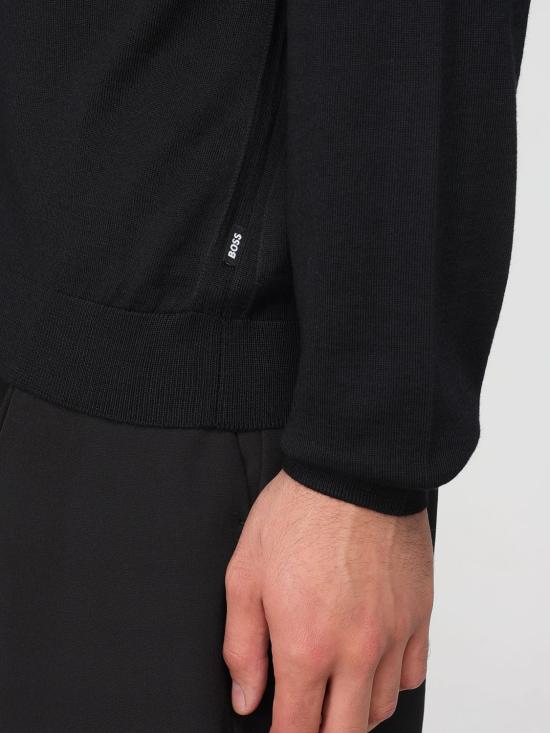 25FW 보스 스웨터 50468262 001 Black - BOSS