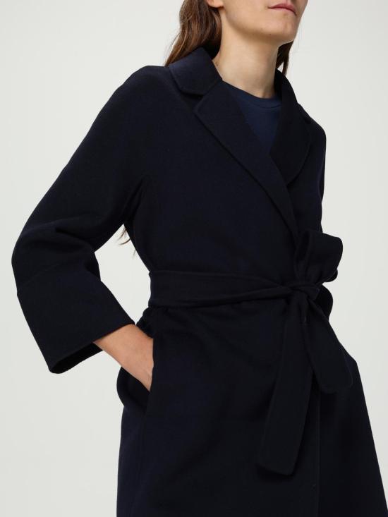 25FW 에스막스마라 ARONA 아로나 쇼트 더블 페이스 울 코트 2529016071600 012 Blue - 'S MAX MARA