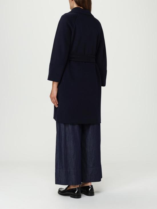 25FW 에스막스마라 ARONA 아로나 쇼트 더블 페이스 울 코트 2529016071600 012 Blue - 'S MAX MARA