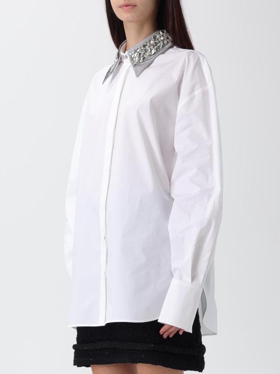 25FW 제니 셔츠 79AAL645N0086 003 White - GENNY