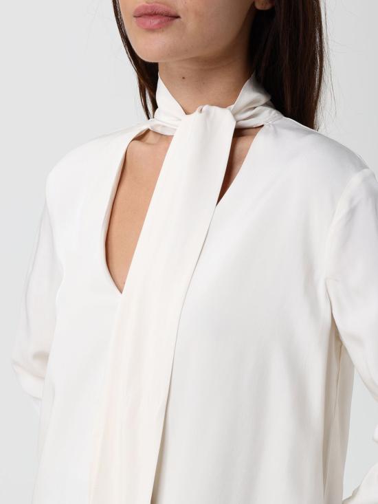 25FW 알마니 탑 XW000732AF16122 U1003 Yellow Cream - ARMANI