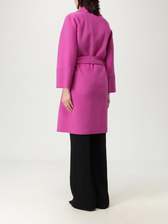 25FW 에스막스마라 ARONA 아로나 쇼트 더블 페이스 울 코트 2529016071600 075 Fuchsia - 'S MAX MARA