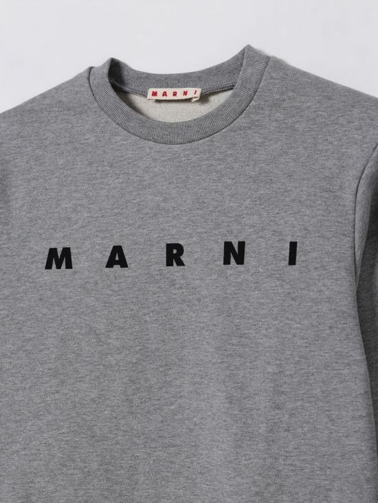 25FW [키즈] 마르니 풀오버 M01612M00V0 0M923 Grey - MARNI