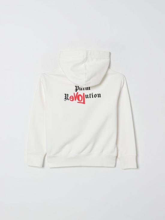 25FW [키즈] 팜앤젤스 풀오버 PBBB012F25FLE004 0325 White - PALM ANGELS