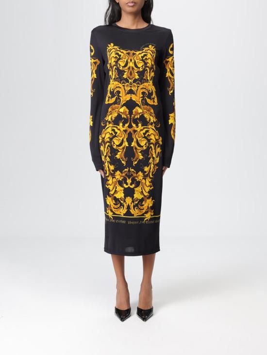 25FW 베르사체 롱 원피스 79HAO9P0JS524 G89 Black