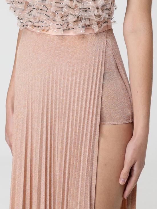 25FW 엘리자베타프랜치 롱 원피스 ABR19 EA1 Nude - ELISABETTA FRANCHI
