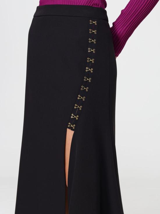 25FW 저스트까발리 롱 스커트 79PAE823N0626 899 Black - JUST CAVALLI