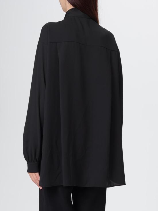 25FW 엠포리오 아르마니 블라우스 EW001953AF12696 UC001 Black - EMPORIO ARMANI