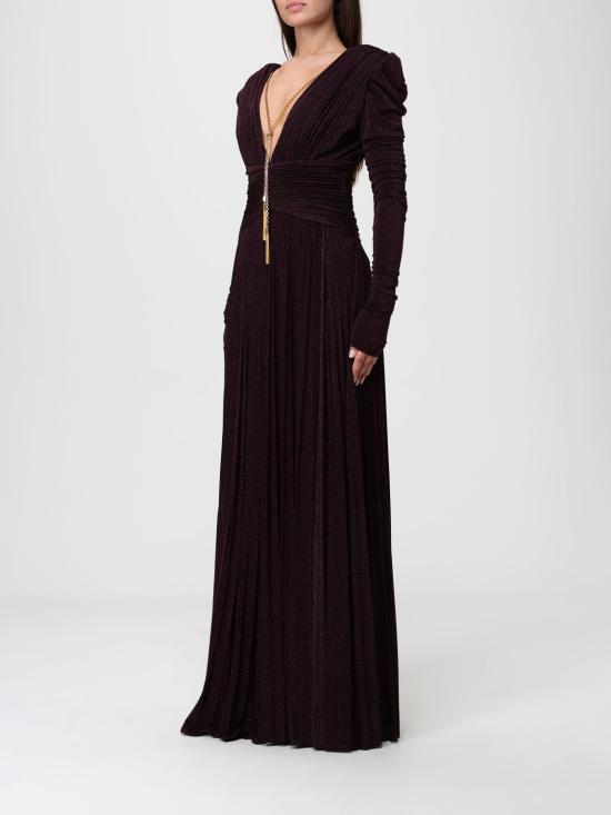25FW 엘리자베타프랜치 롱 원피스 ABR40 EA4 Wine - ELISABETTA FRANCHI