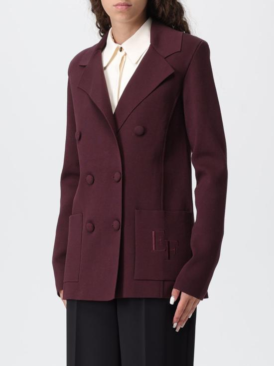 25FW 엘리자베타프랜치 수트 자켓 MK52S EA4 Wine - ELISABETTA FRANCHI