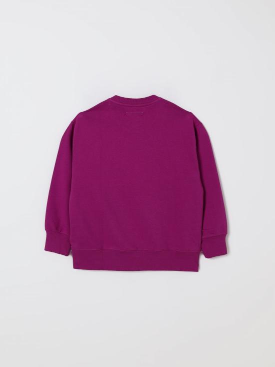25FW [키즈] MM6 메종마르지엘라 풀오버 M60896MM02X M6602 Fuchsia - MM6 MAISON MARGIELA
