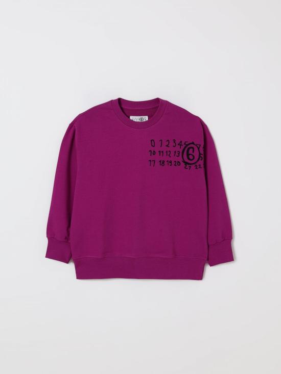 25FW [키즈] MM6 메종마르지엘라 풀오버 M60896MM02X M6602 Fuchsia