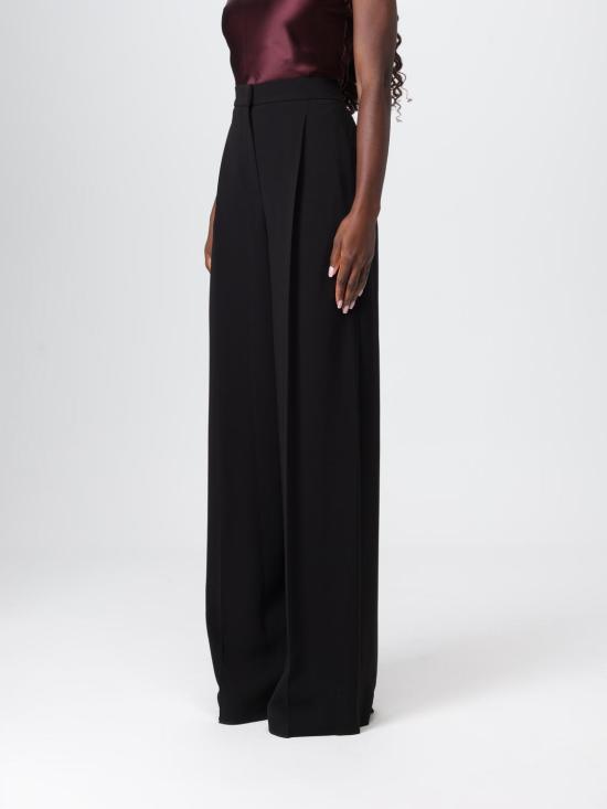 25FW 막스마라 스트레이트 팬츠 2521136061600 004 Black - MAX MARA