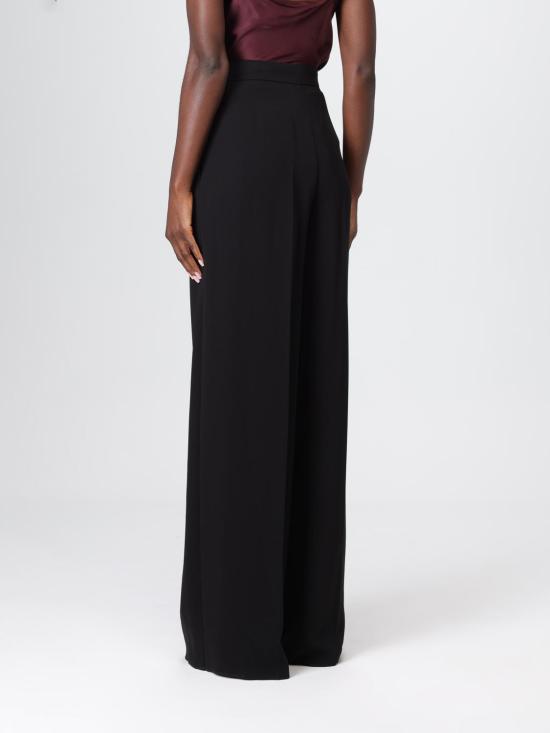 25FW 막스마라 스트레이트 팬츠 2521136061600 004 Black - MAX MARA