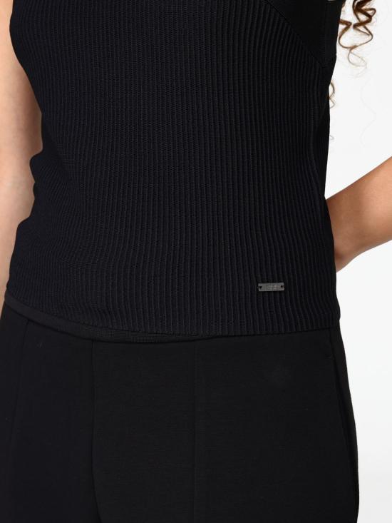 25FW 알마니 민소매 티셔츠 XW001311AF10352 UC001 Black - ARMANI