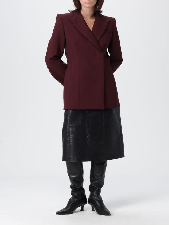 25FW 스포트막스 자켓 2522046042600 003 Wine - SPORTMAX