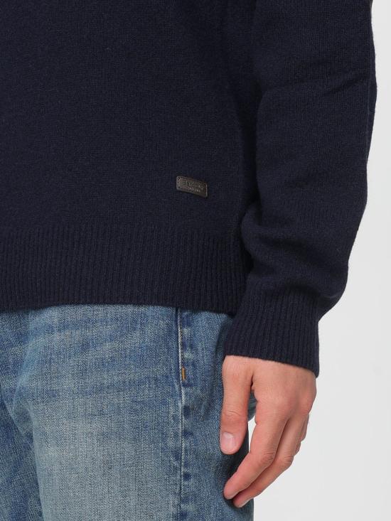 25FW 바버 스웨터 MKN0584 NY91 Blue - BARBOUR