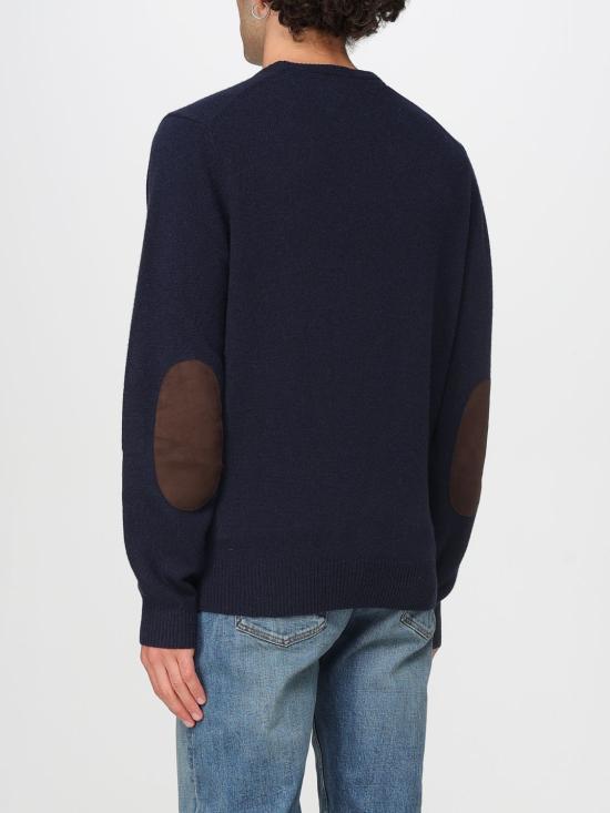 25FW 바버 스웨터 MKN0584 NY91 Blue - BARBOUR