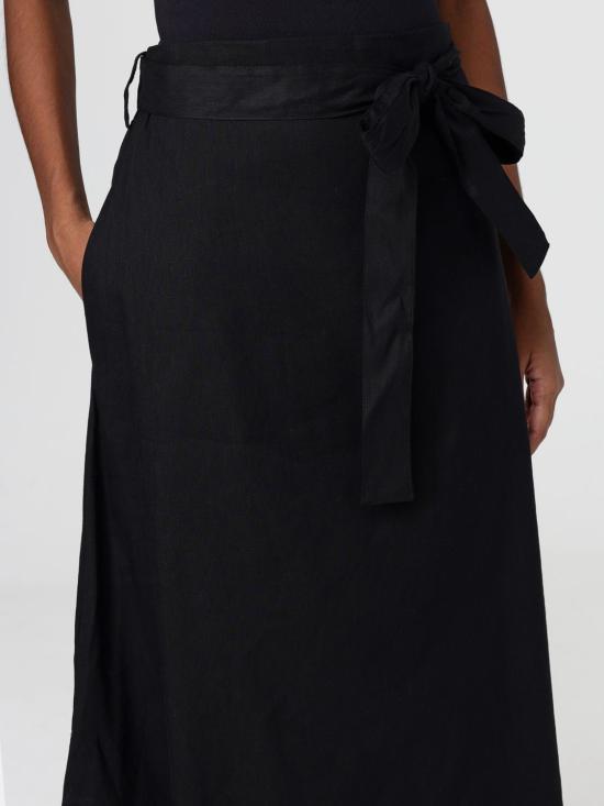 25FW 디케이엔와이 롱 스커트 P0ANCENU 000 Black - DKNY