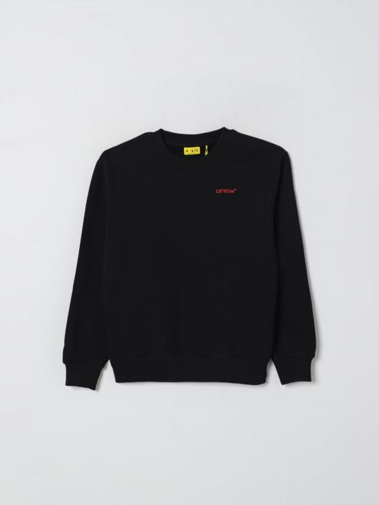 25FW [키즈] 오프화이트 풀오버 OBBA001F25FLE007 1025 Black