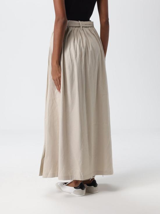 25FW 디케이엔와이 롱 스커트 P0ANCENU pebble Grey - DKNY