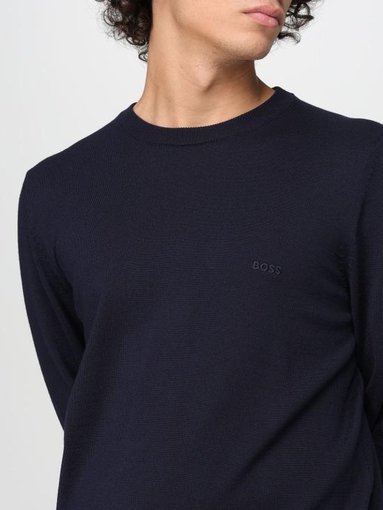 25FW 보스 스웨터 50476364 404 Blue - BOSS