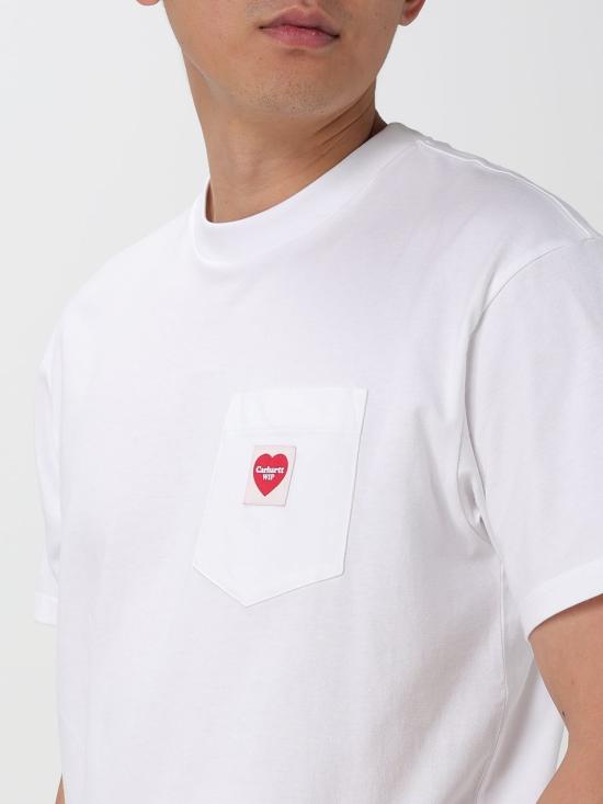 25FW 칼하트 WIP 반팔 티셔츠 I032128 1WZXX White 1 - CARHARTT WIP