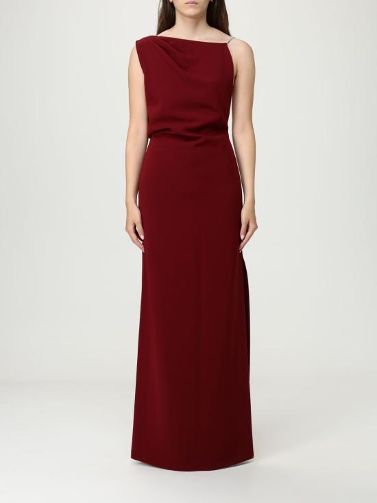 25FW 막스마라 롱 원피스 2521226024600 043 Raspberry