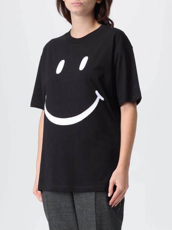 25FW 모스키노 반팔 티셔츠 07125441 1555 Black - MOSCHINO